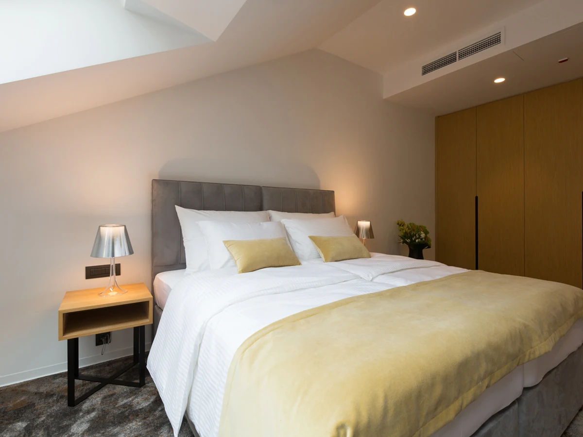 bedroom-painting-loft-bedroom-sloped-hereford-painters Period property interior painting Hereford - loft bedroom by Hereford Painters