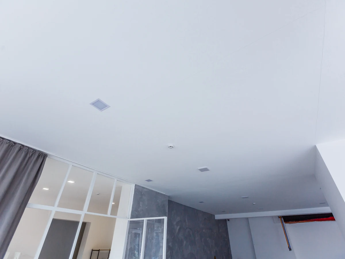 White recessed ceiling painting in Hereford by Hereford Painters