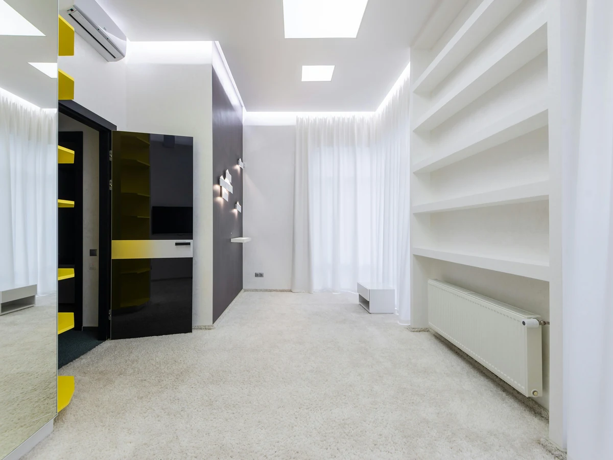 Empty white room interior painting in Hereford by Hereford Painters